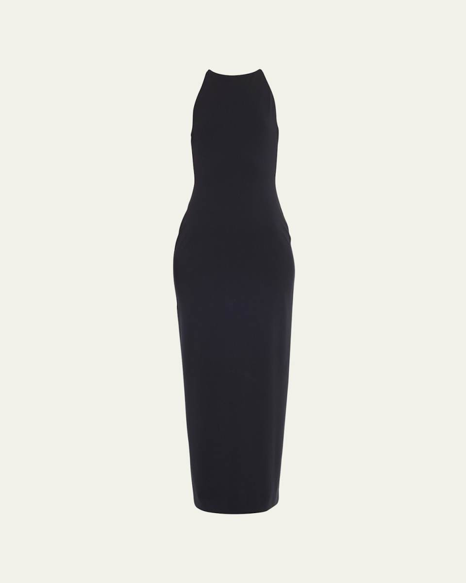 Coralia Strappy Open-Back Gown